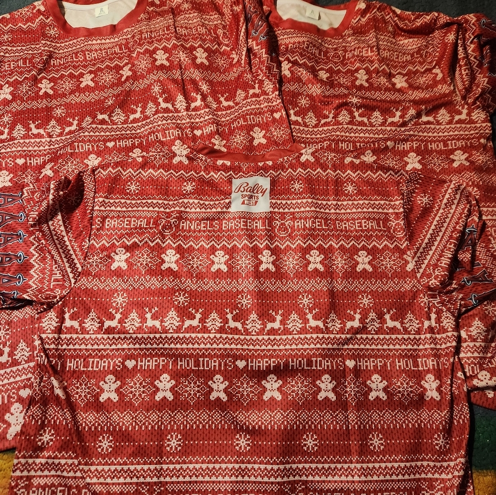 Angels Christmas dri fit t bundle